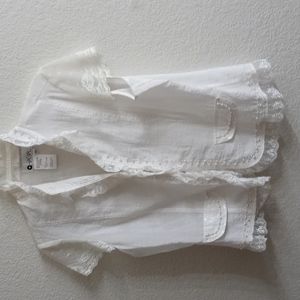 VINTAGE CHAGAIL Summer Party Festival Wedding Cocktail Size 10 White Color #080